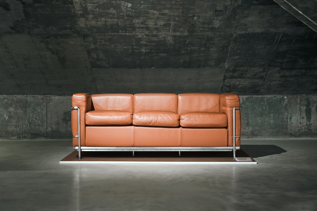Genuine leather electric storage sofa bed in modern Singapore living room