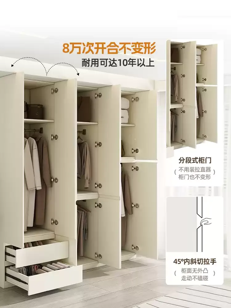 Wardrobe close-up detail